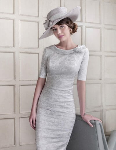 Tina Townsend Mother of the Bride grey dress by John Charles