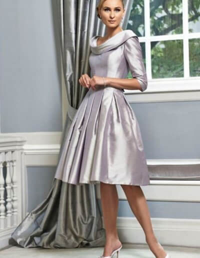 Tina Townsend Mother of the Bride pale purple / lilac silver style dress by Ian Stuart