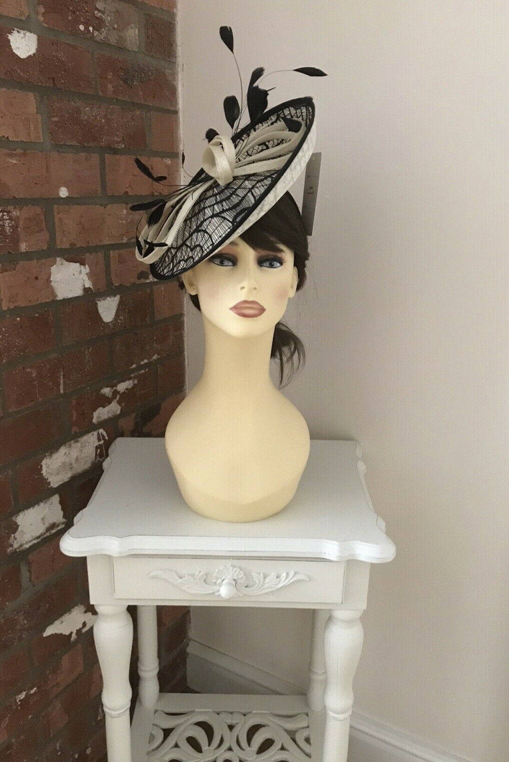 Condici fascinator lemon/black | Tina 