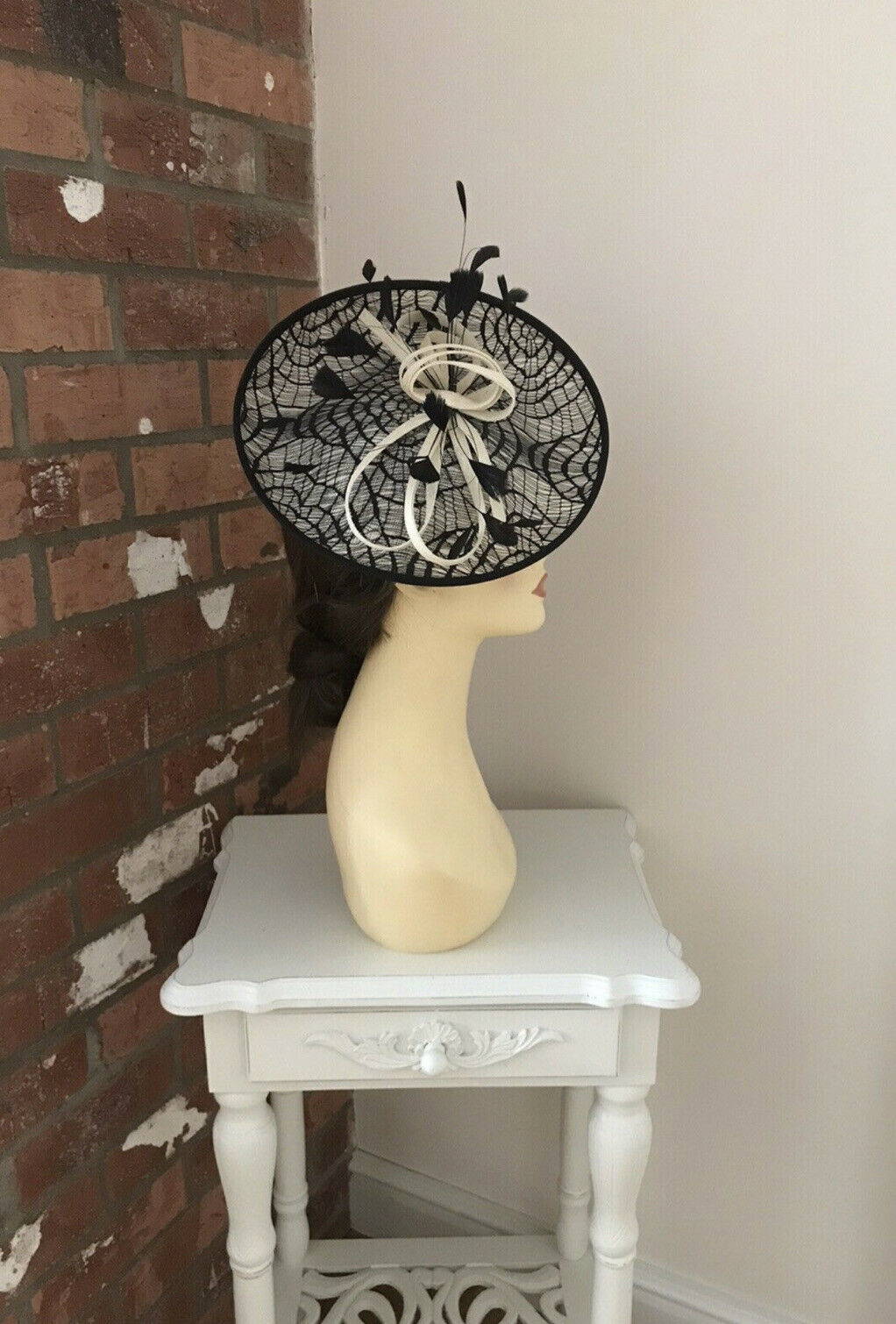 Condici fascinator lemon/black | Tina 