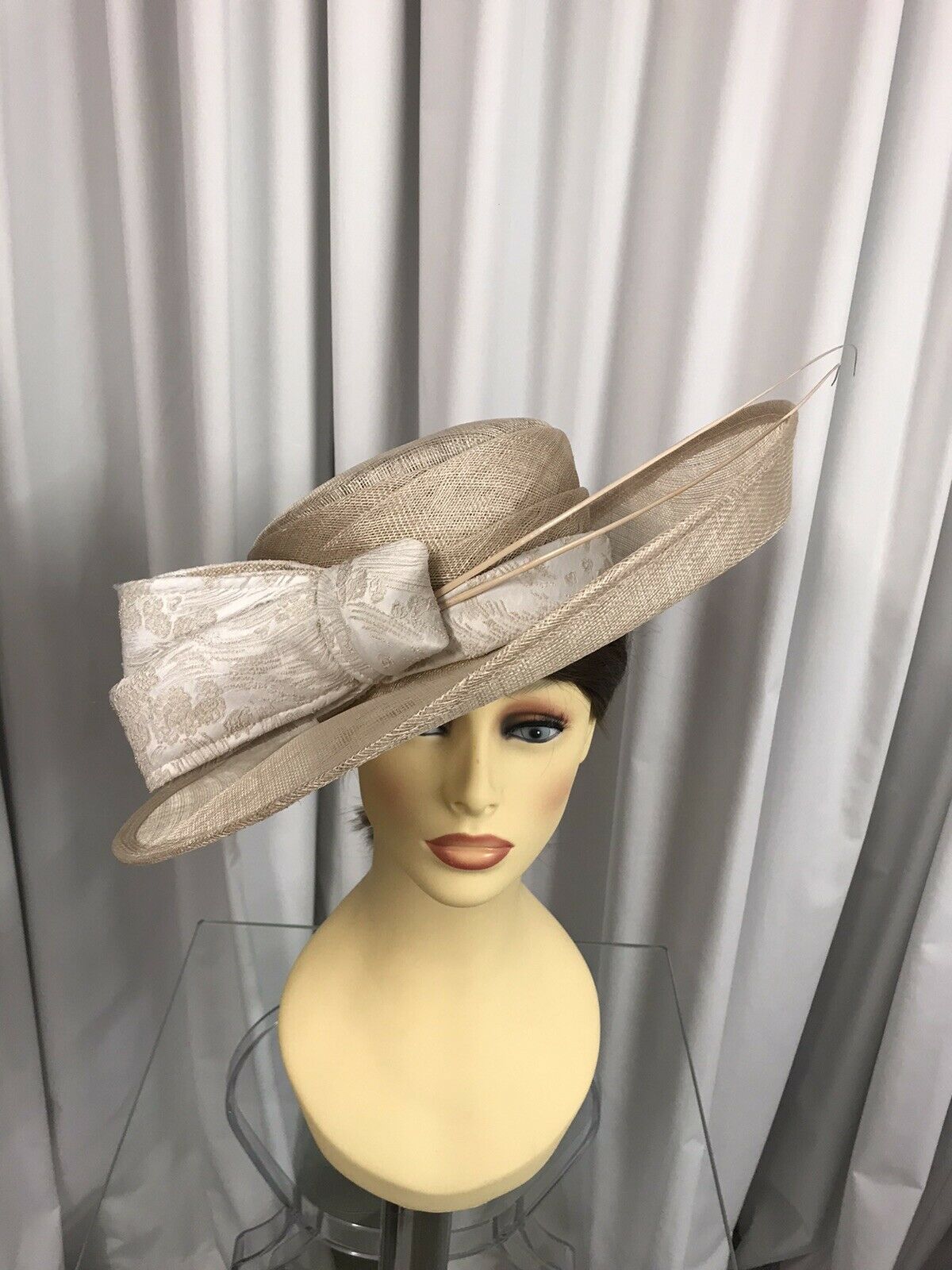 John Charles Hat in Champagne Tina Townsend