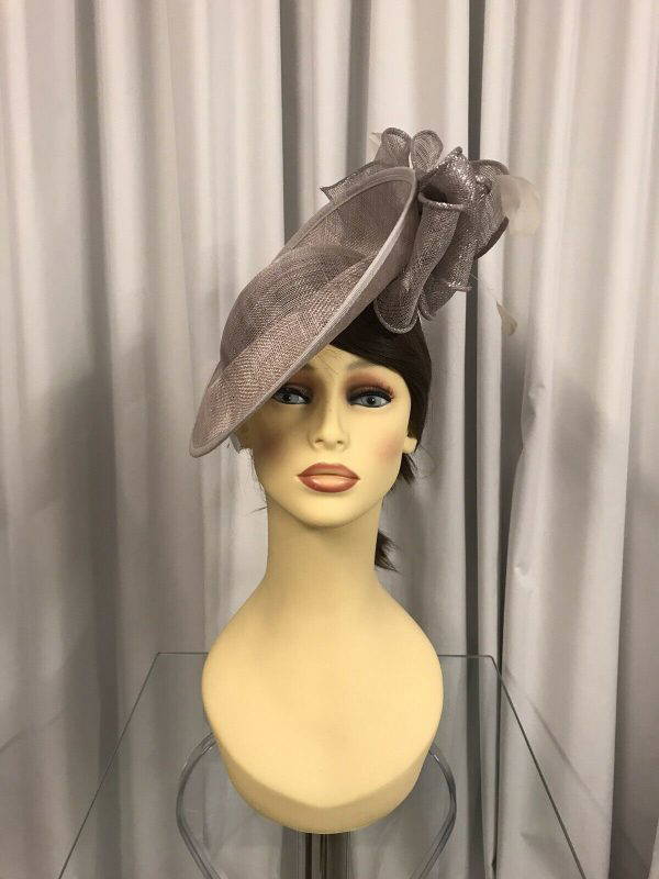 Hawkins Fascinator Metallic Silver 