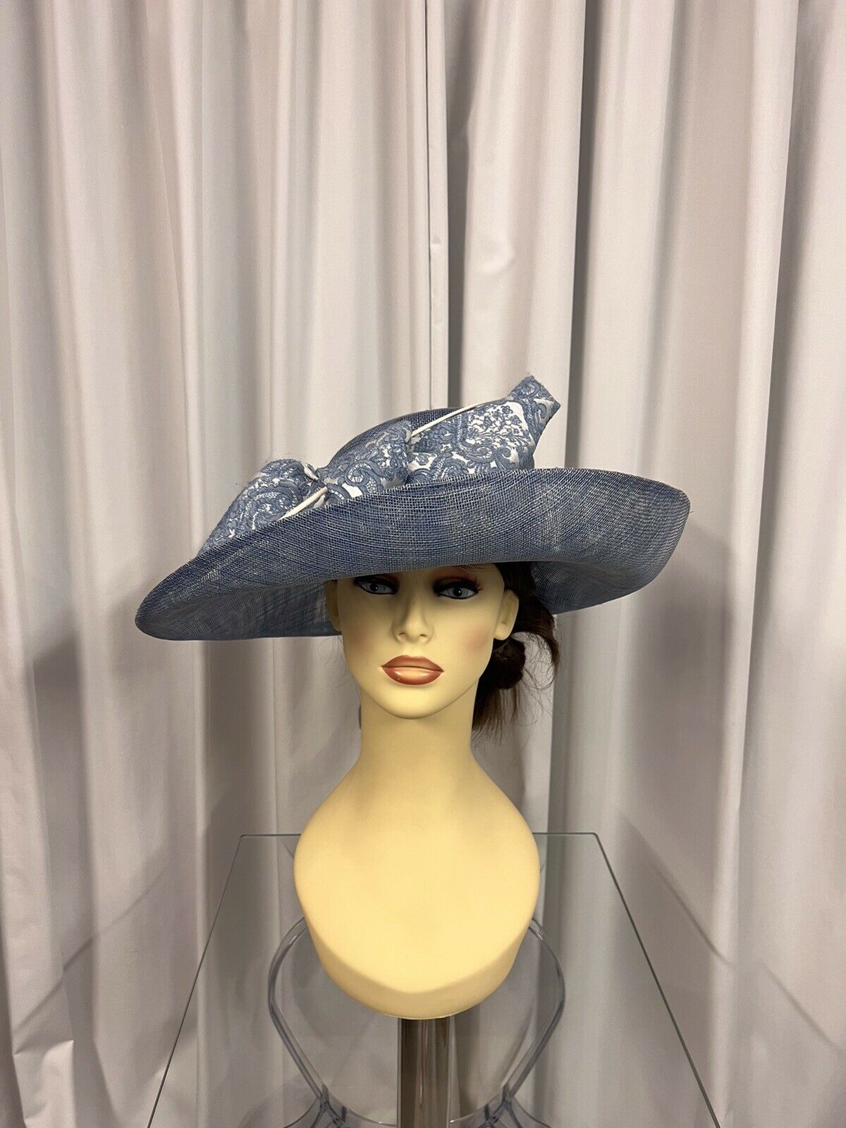 John Charles 25841 Hat Steel Blue Tina Townsend